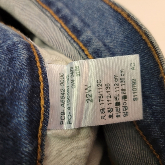 Denizen From Levi's Vintage 90s Loose Straight Jeans Size 22W - Picture 5 of 8